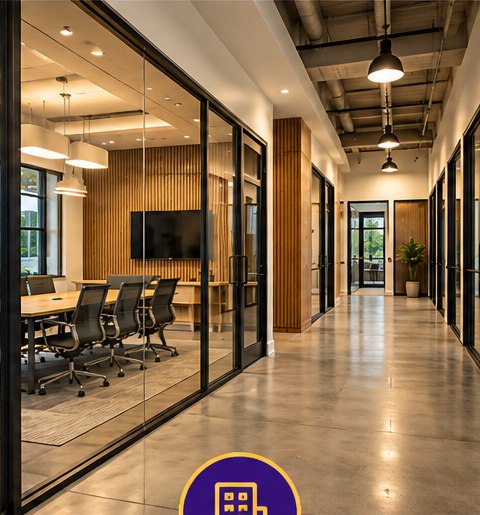 Well maintained commercial interior